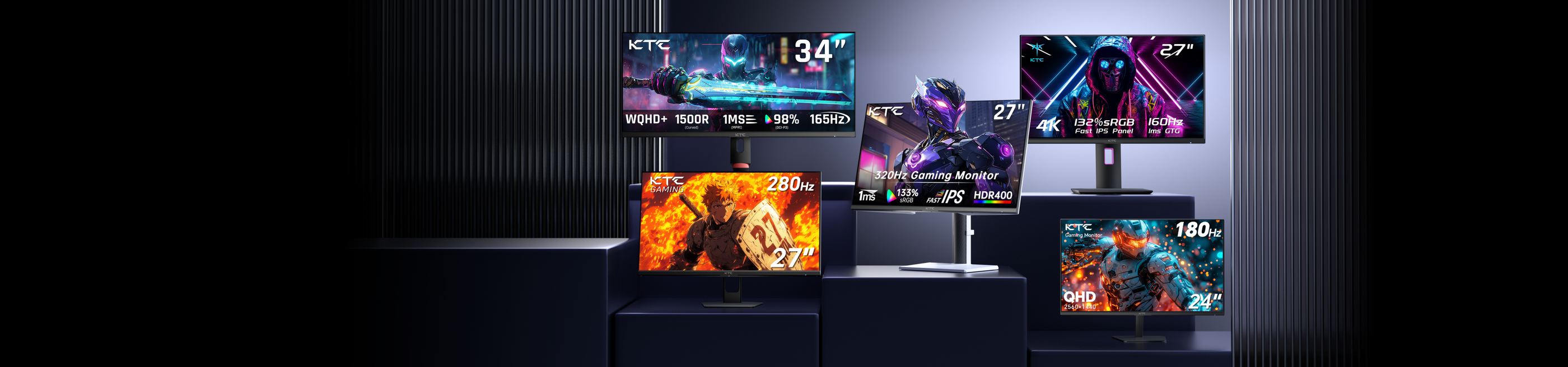 Gaming Monitors for Esports & 4K | High Refresh Rate - KTC