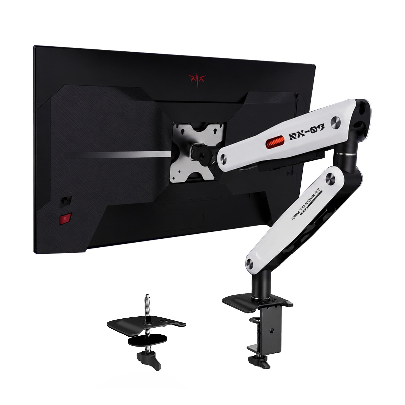 KTC Single Monitor Arm, Fully Adjustable for 24