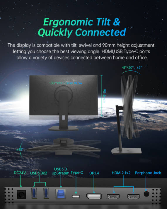 KTC 32 Inch Gaming Monitor, 4K UHD MiniLED 144Hz 1ms Fast KTC 32 Inch Gaming Monitor, 4K UHD MiniLED 144Hz 1ms Fast